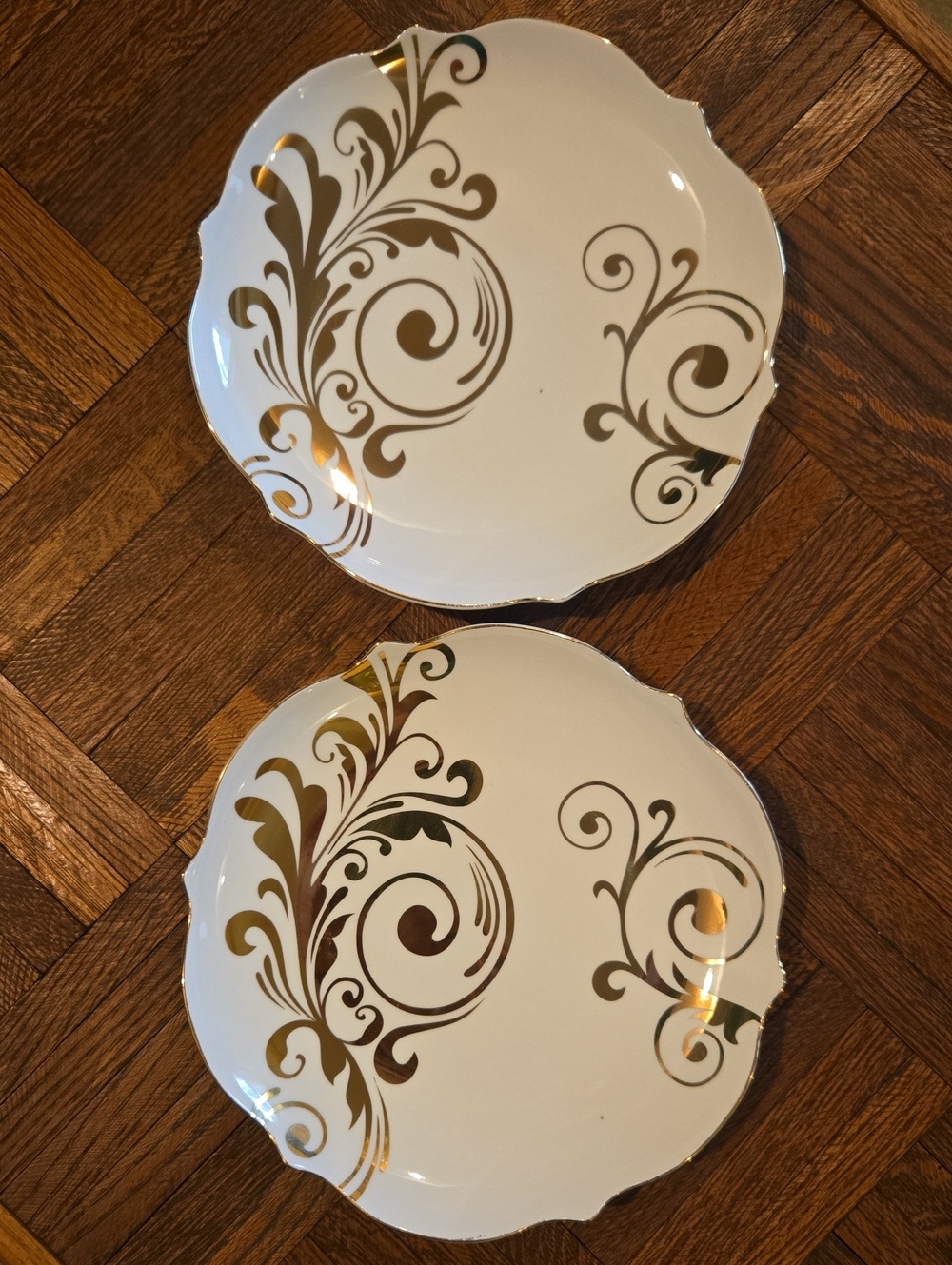 Pier 1 Elegant Scroll Plates - Picture 6 of 13
